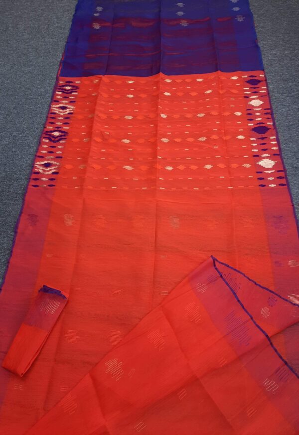 Student Bugut Half Silk Saree 10 - Image 2