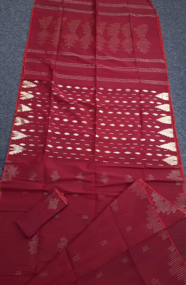 Student Bugut Half Silk Saree 13 - Image 3