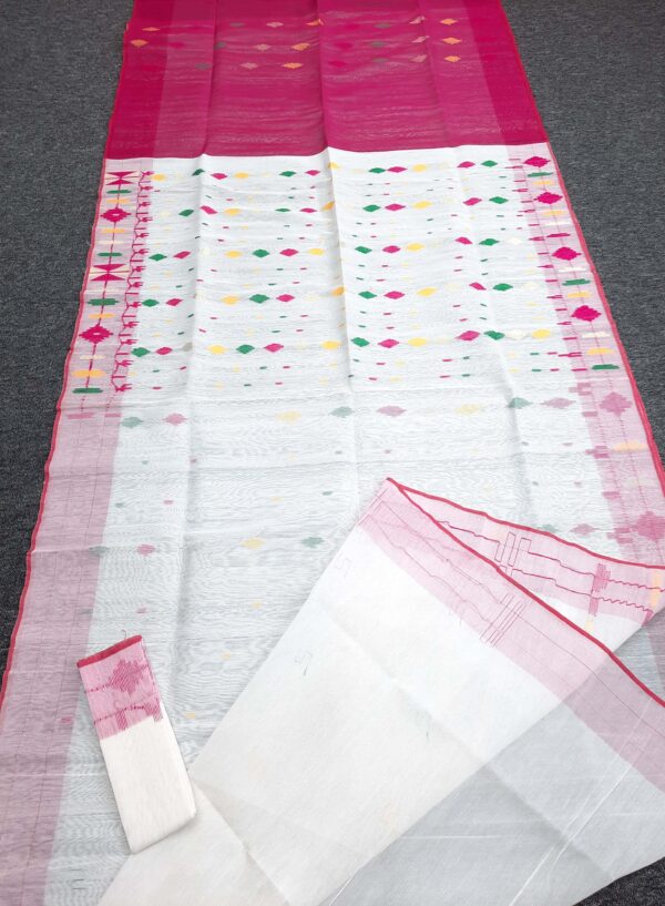 Student Bugut Half Silk Saree 9 - Image 3