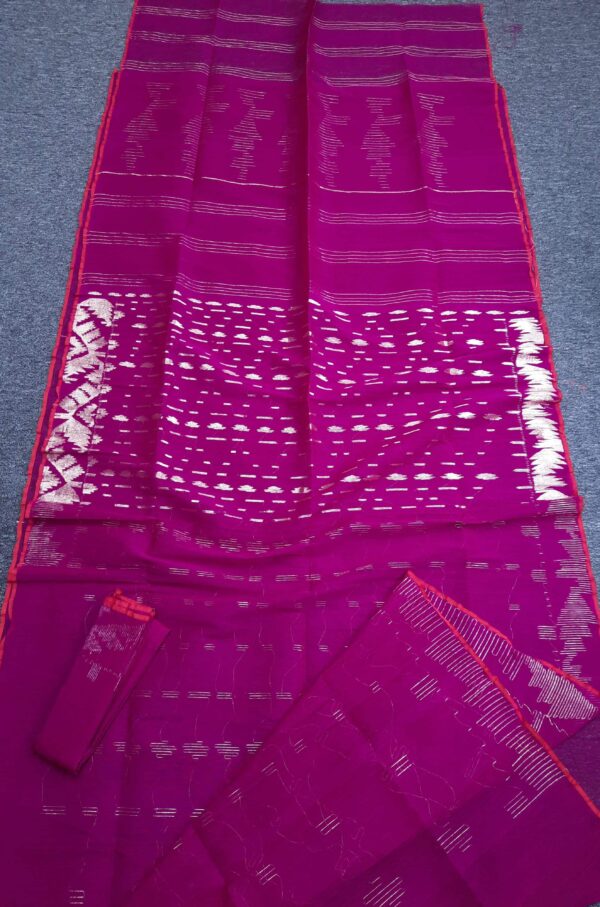 Student Bugut Half Silk Saree 6 - Image 2