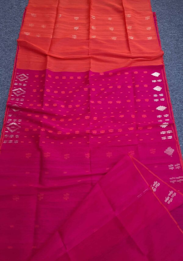 Student Bugut Half Silk Saree 2 - Image 6