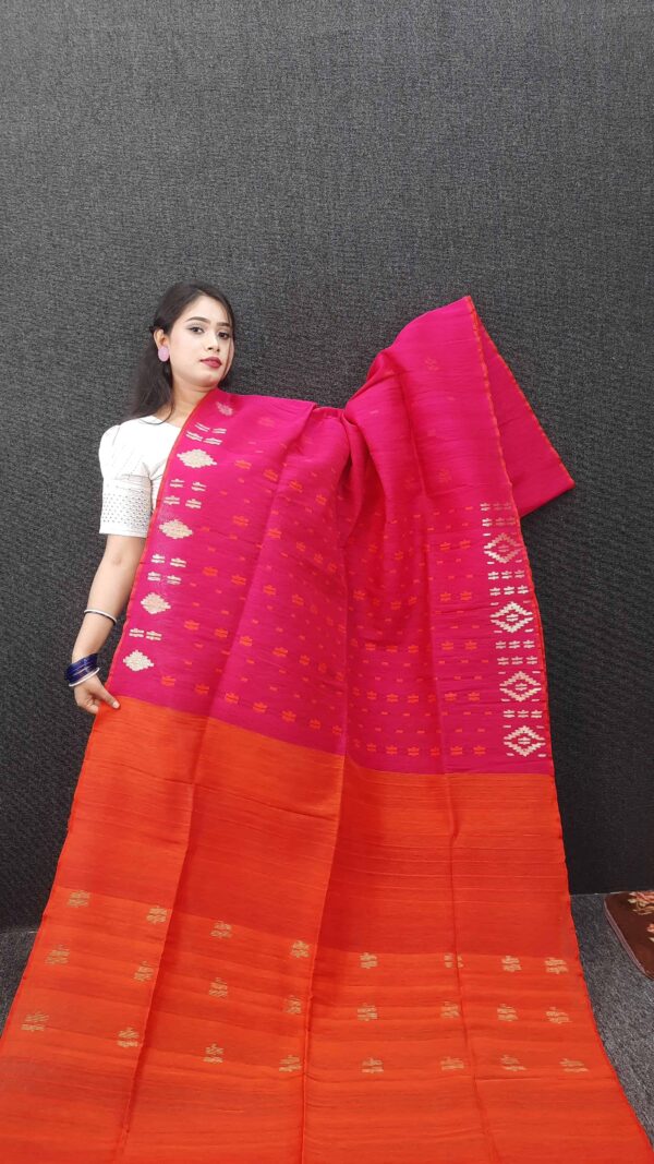 Student Bugut Half Silk Saree 2 - Image 7