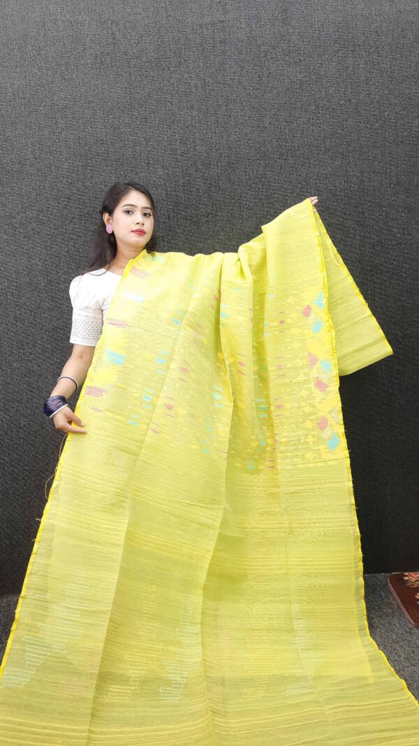 Student Bugut Half Silk Saree 1 - Image 2