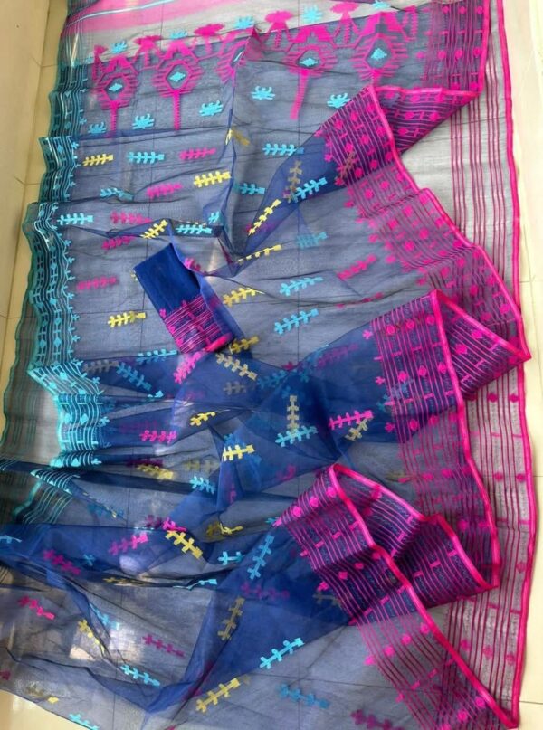 Premium Half Silk Saree Count-84 With Blouse Piece (Copy) - Image 5