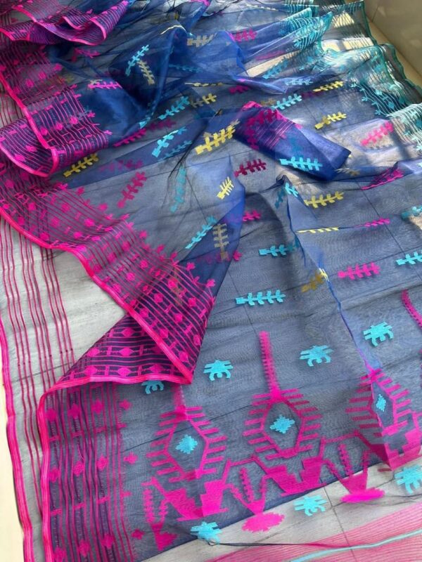 Premium Half Silk Saree Count-84 With Blouse Piece (Copy) - Image 4