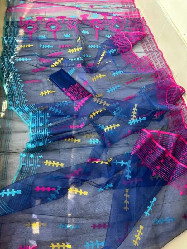 Premium Half Silk Saree Count-84 With Blouse Piece (Copy) - Image 2