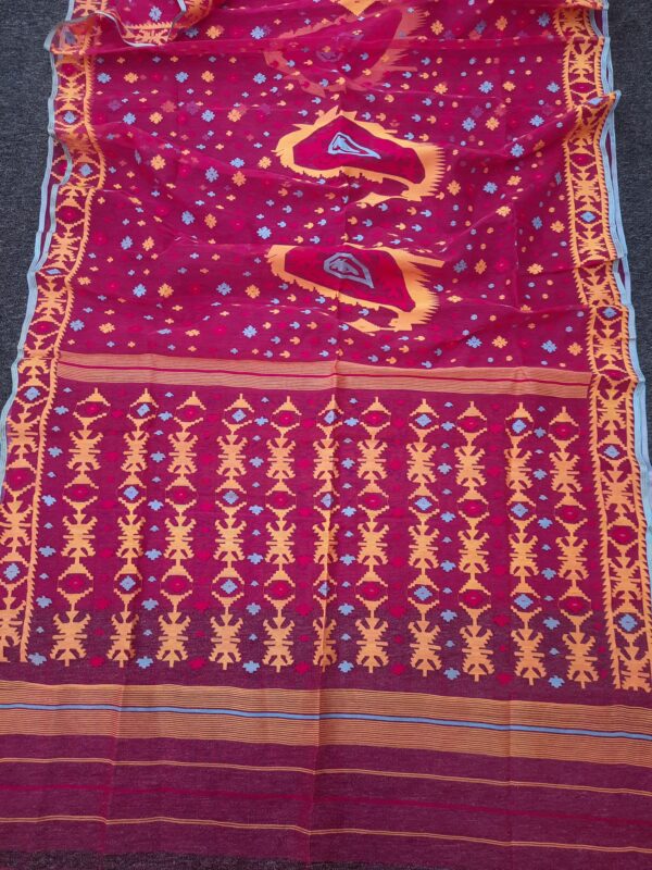 Premium Half Silk Saree Count-84 With Blouse Piece 3 - Image 4