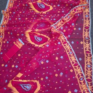 Premium Half Silk Saree Count-84 With Blouse Piece 3