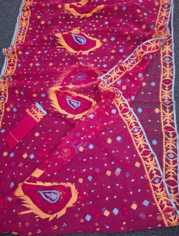 Premium Half Silk Saree Count-84 With Blouse Piece 3