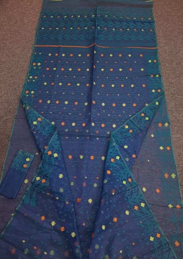 Premium Half Silk Saree Count-84 With Blouse Piece 4 - Image 3