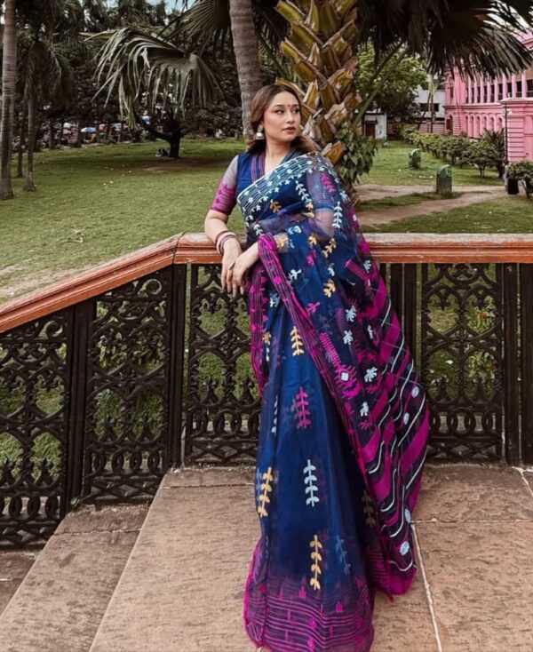 Premium Half Silk Saree Count-84 With Blouse Piece (Copy)