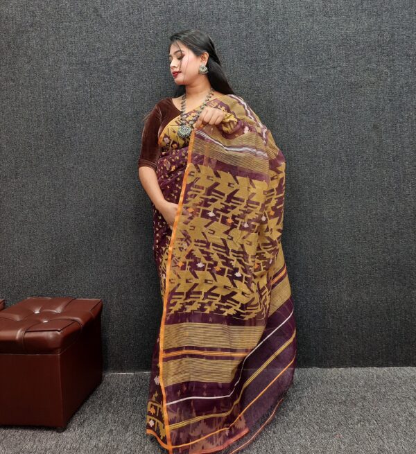 Premium Half Silk Saree Count-84 With Blouse Piece - Image 2