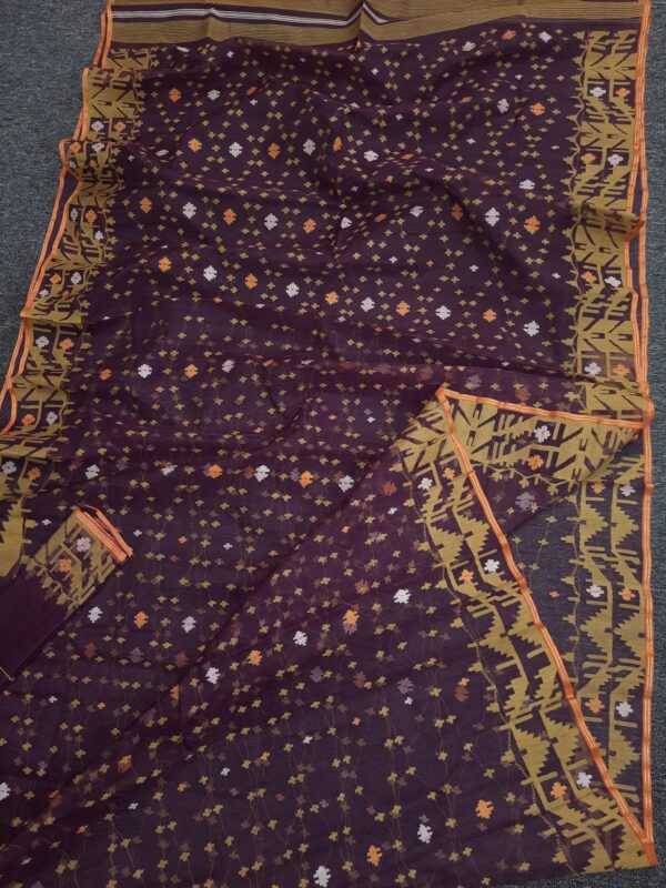 Premium Half Silk Saree Count-84 With Blouse Piece - Image 7