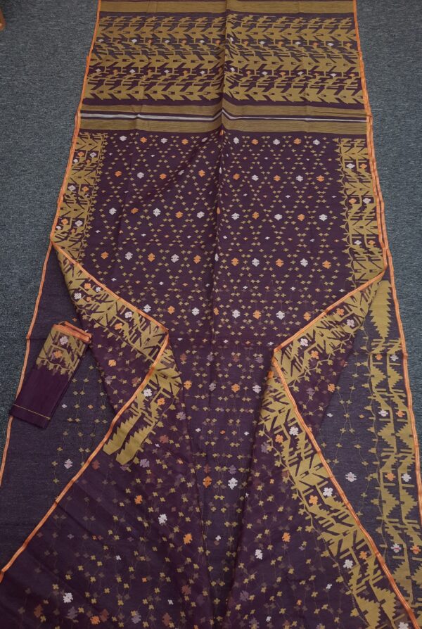 Premium Half Silk Saree Count-84 With Blouse Piece - Image 3